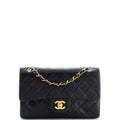 Vintage Classic Double Flap Bag Quilted Lambskin Small