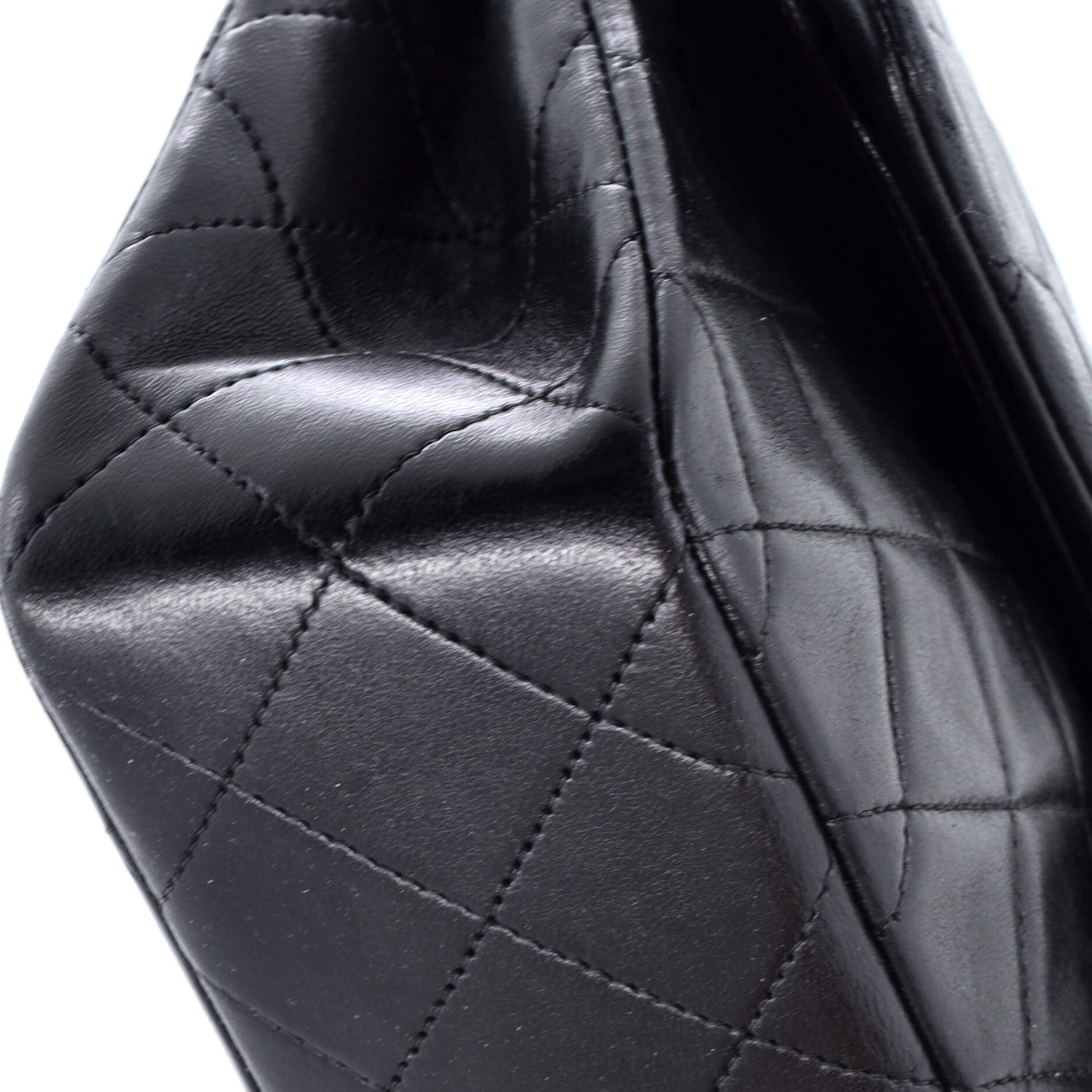 Vintage Classic Double Flap Bag Quilted Lambskin Small