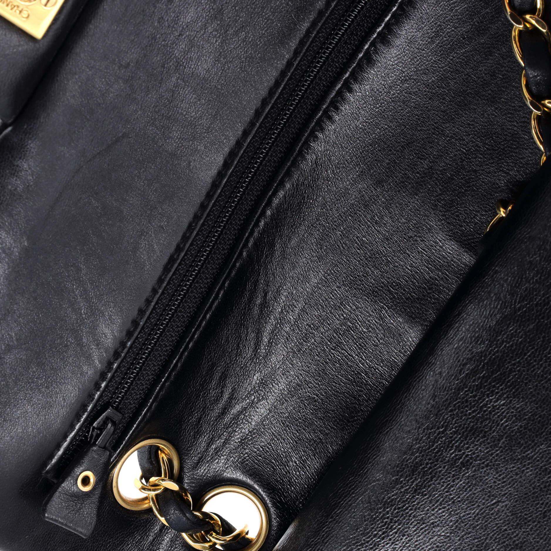 Vintage Classic Double Flap Bag Quilted Lambskin Small