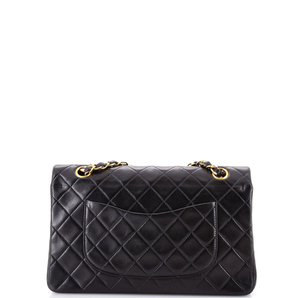 Vintage Classic Double Flap Bag Quilted Lambskin Medium