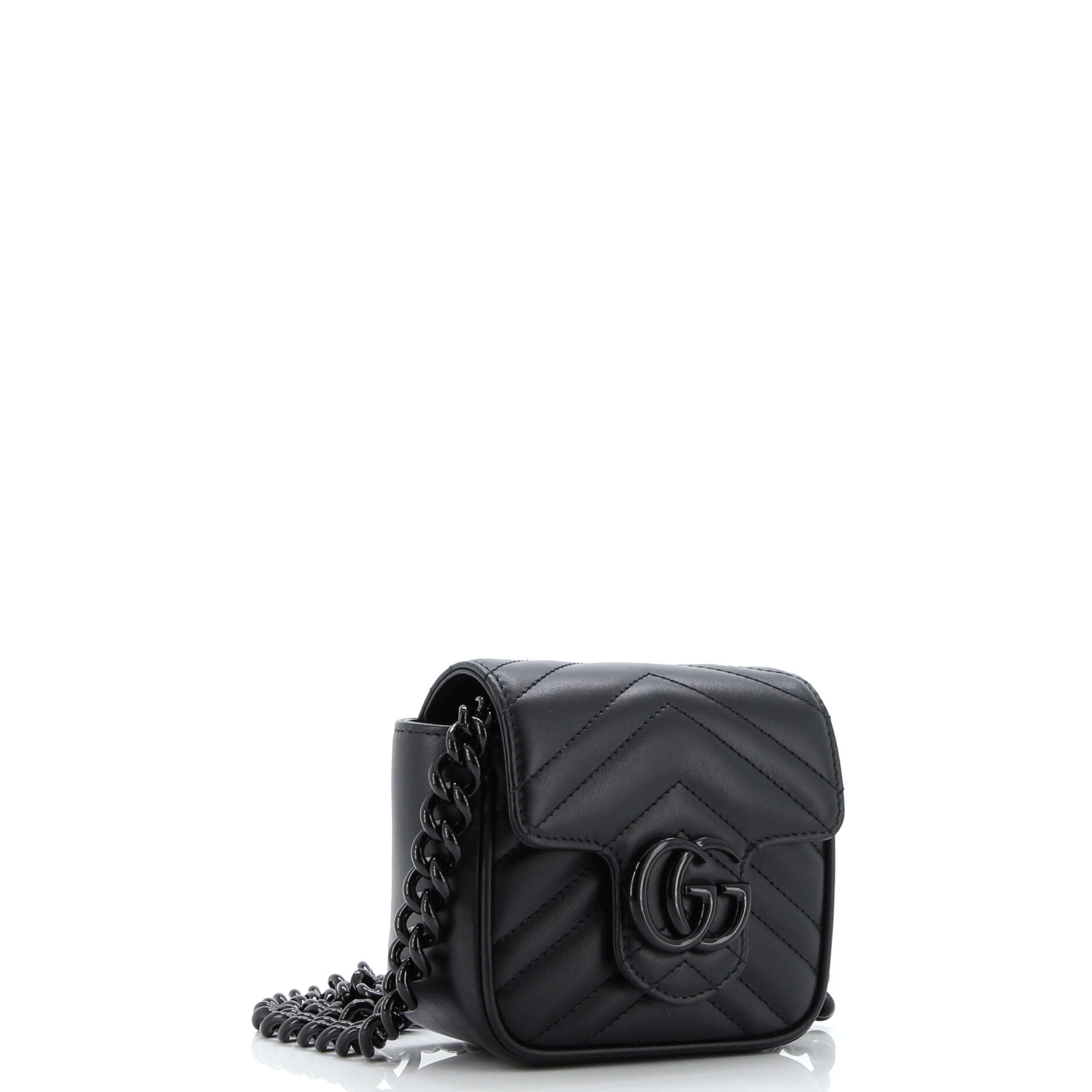 GG Marmont Flap Belt Bag Matelasse Leather Mini