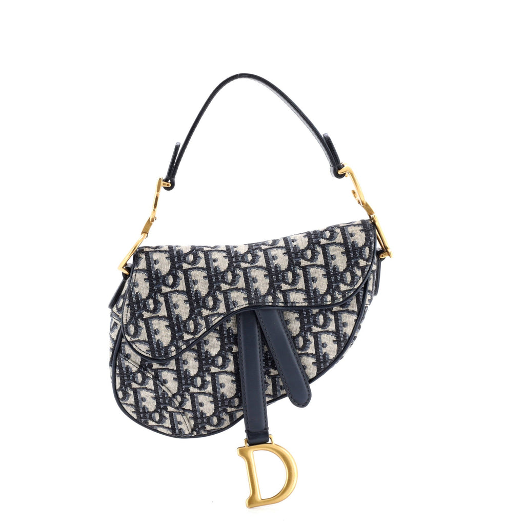Saddle Handbag Oblique Canvas Mini