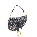 Saddle Handbag Oblique Canvas Mini
