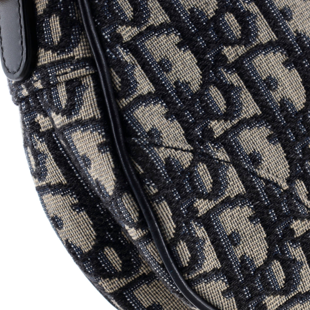 Saddle Handbag Oblique Canvas Mini