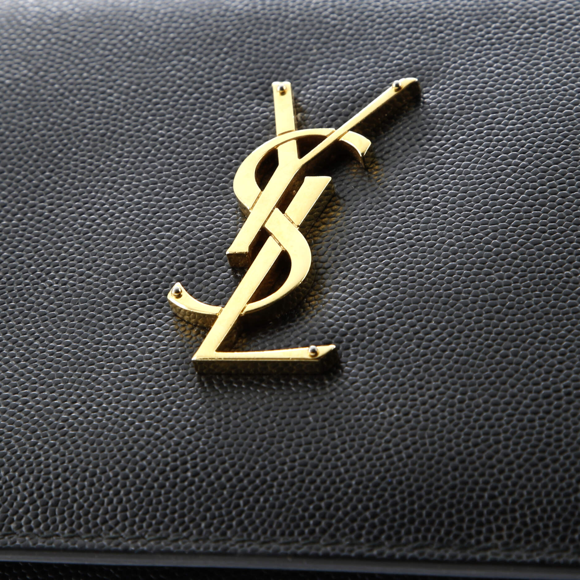 Classic Monogram Crossbody Bag Grainy Leather Large