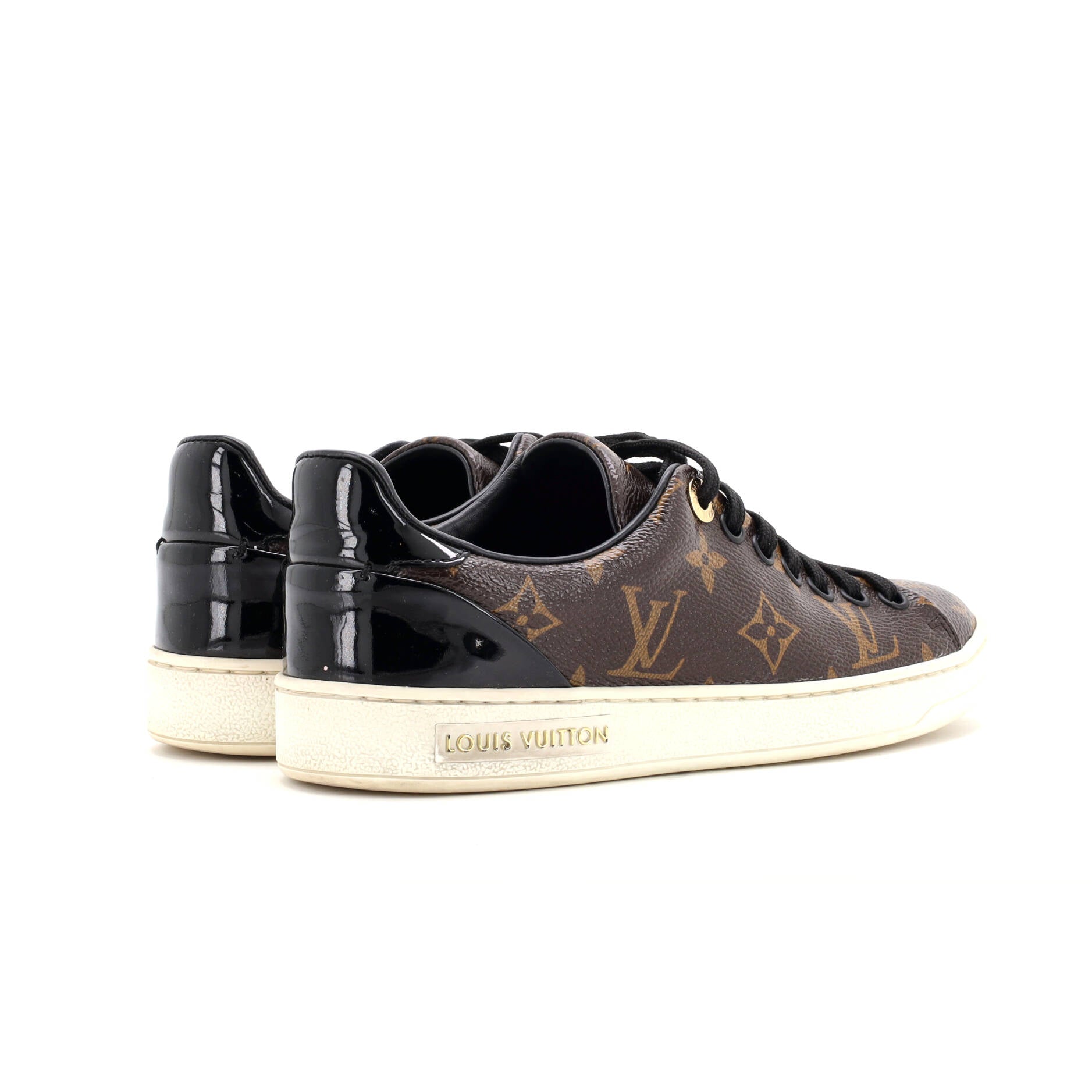 Women's FrontRow Sneakers Monogram Canvas with Patent