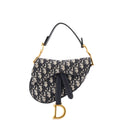 Saddle Handbag Oblique Canvas Mini