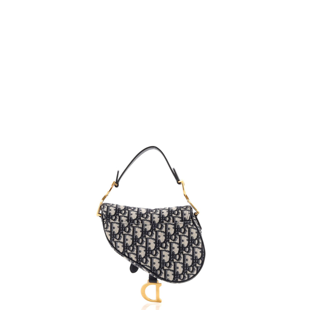 Saddle Handbag Oblique Canvas Mini