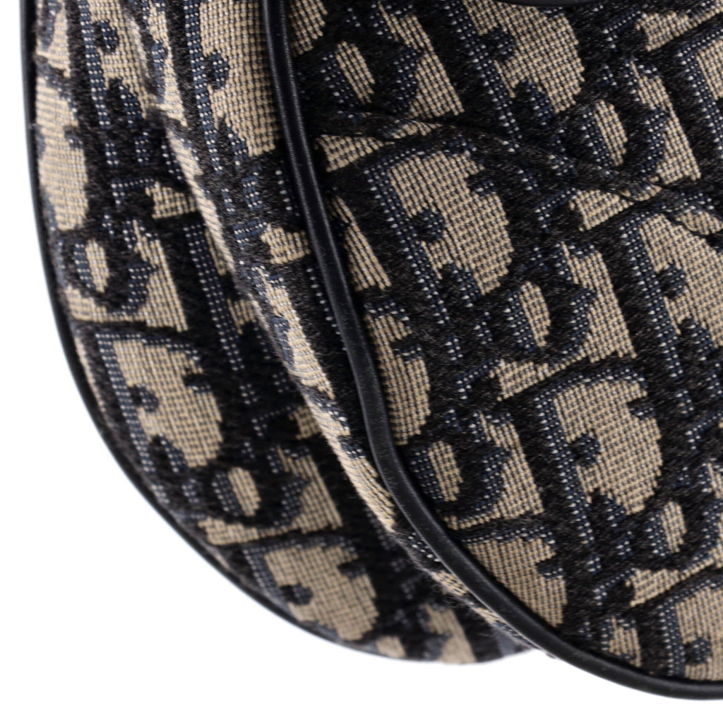 Saddle Handbag Oblique Canvas Mini