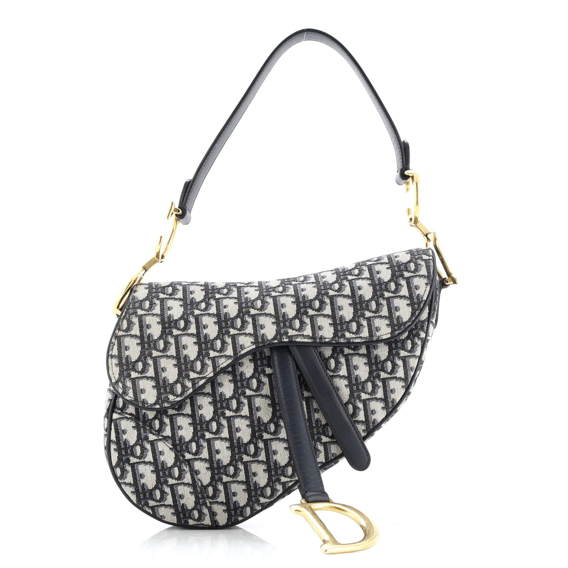 Saddle Handbag Oblique Canvas Medium