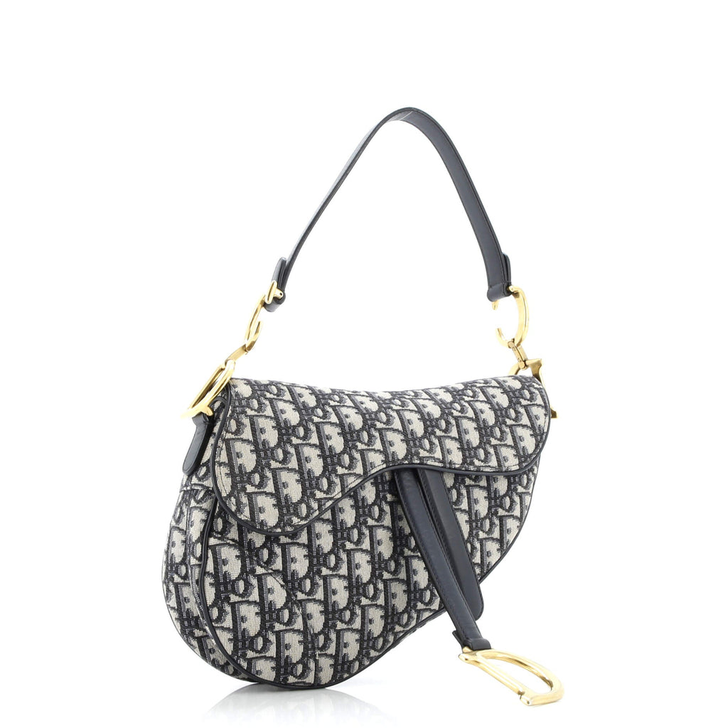 Saddle Handbag Oblique Canvas Medium