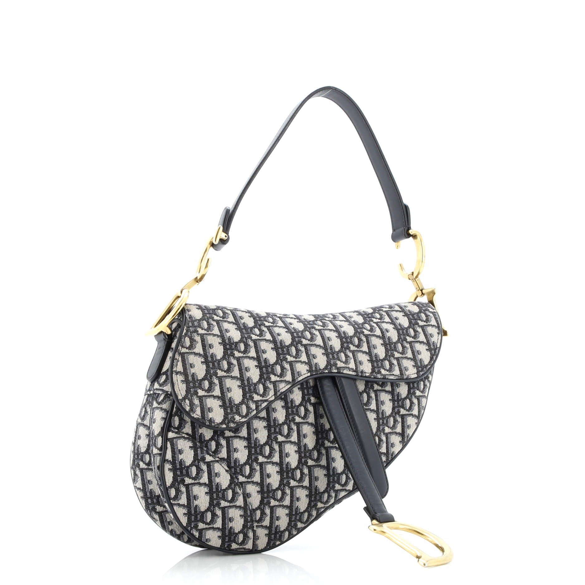 Saddle Handbag Oblique Canvas Medium