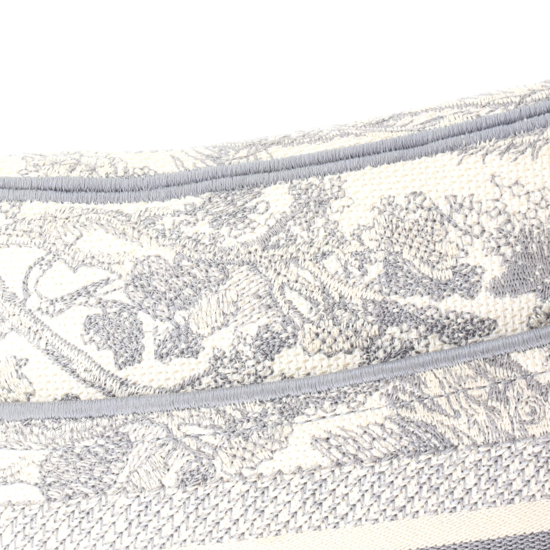 Saddle Bag Logo Embroidered Canvas Medium