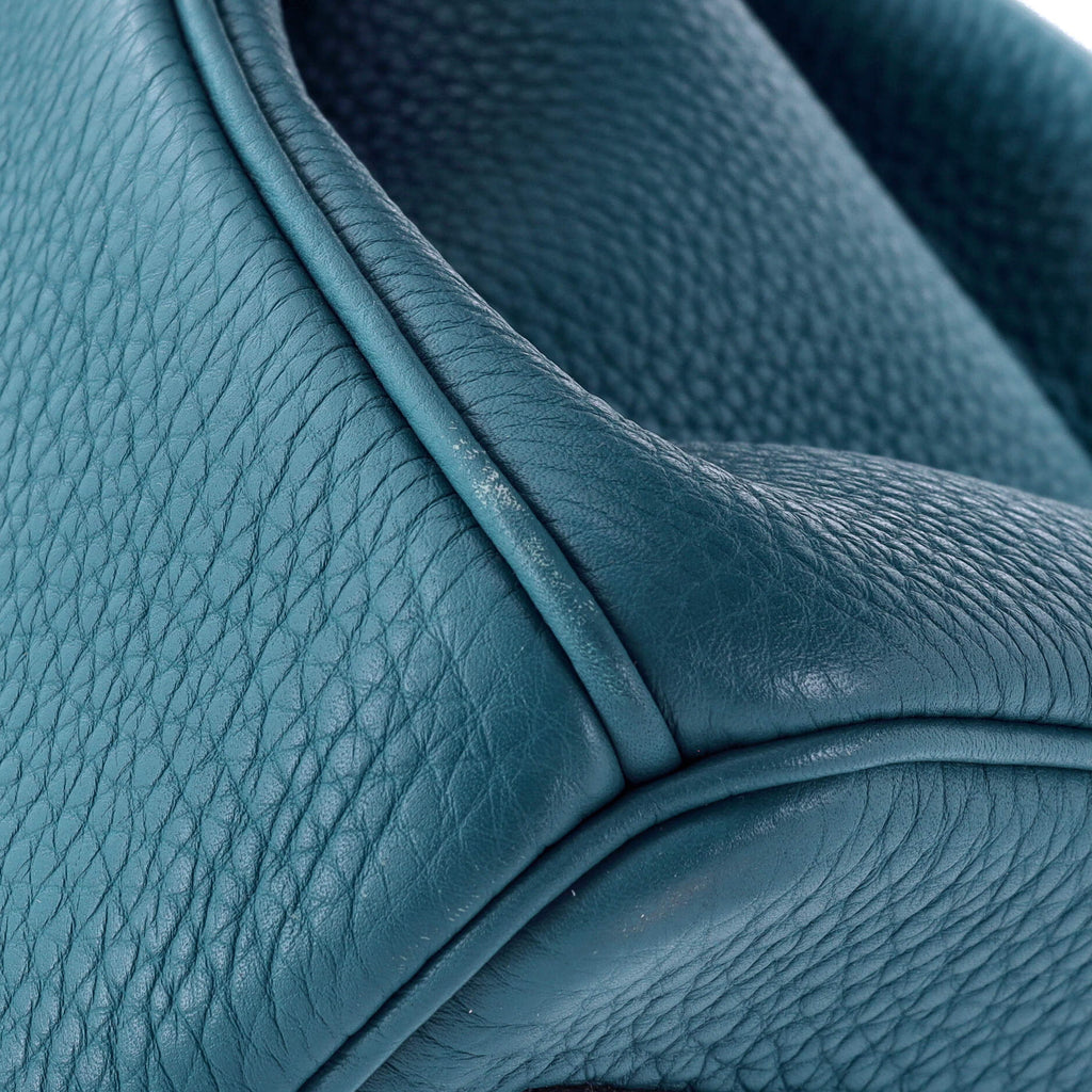 Birkin Handbag Bleu Izmir Togo with Palladium Hardware 35