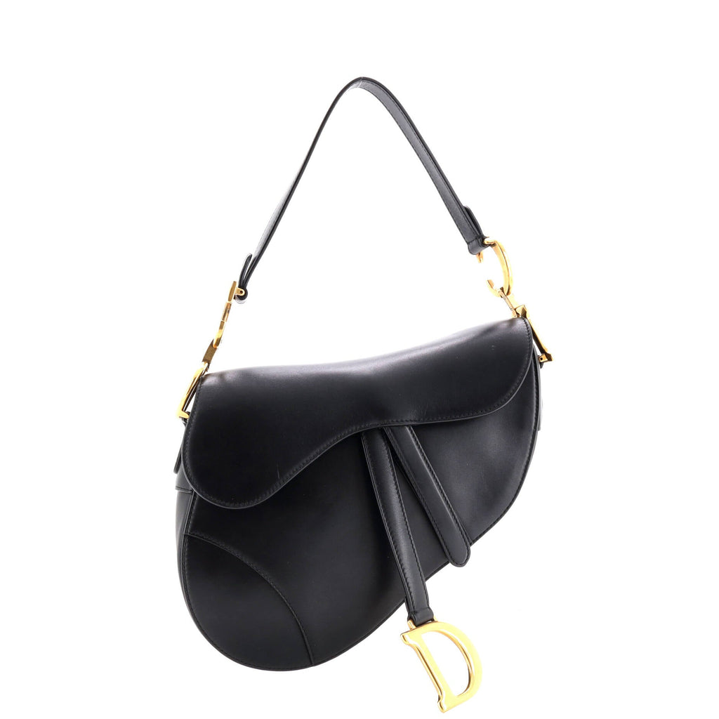Saddle Handbag Leather Medium