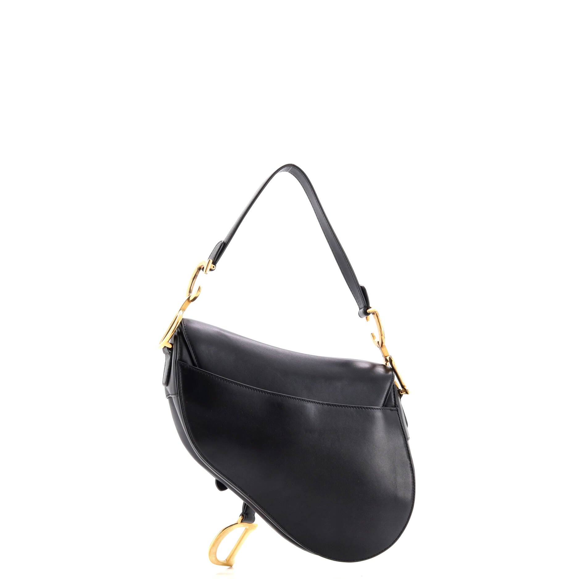 Saddle Handbag Leather Medium
