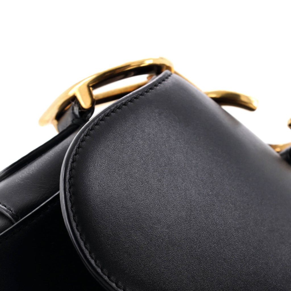 Saddle Handbag Leather Medium