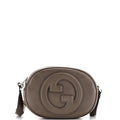 Blondie NM Round Camera Bag Diagonal Quilted Leather