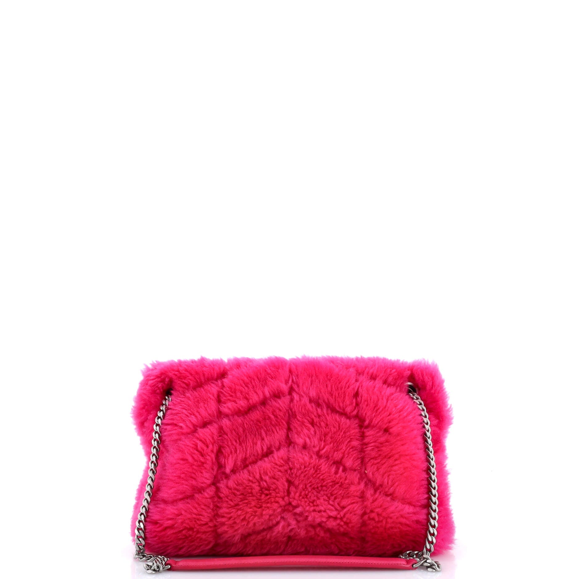 Loulou Puffer Shoulder Bag Quilted Shearling Small
