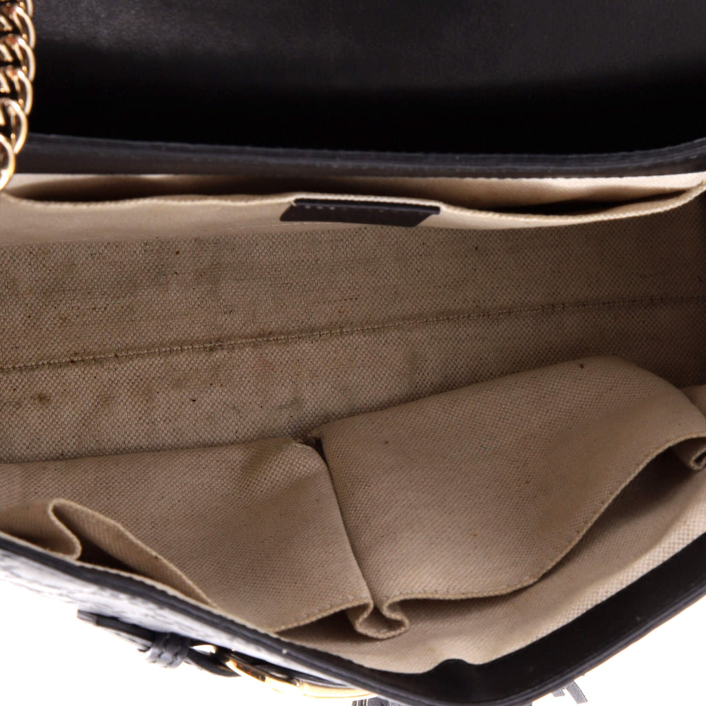 Emily Chain Flap Bag Guccissima Leather Medium