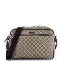 Front Zip Camera Bag GG Coated Canvas Large