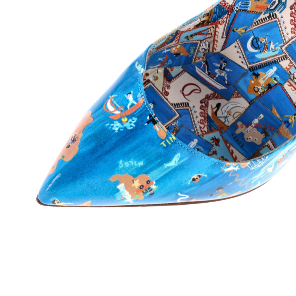 Women's Hot Chick Pumps Printed Patent 100
