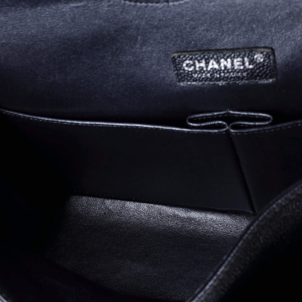 Classic Double Flap Bag Quilted Caviar Maxi