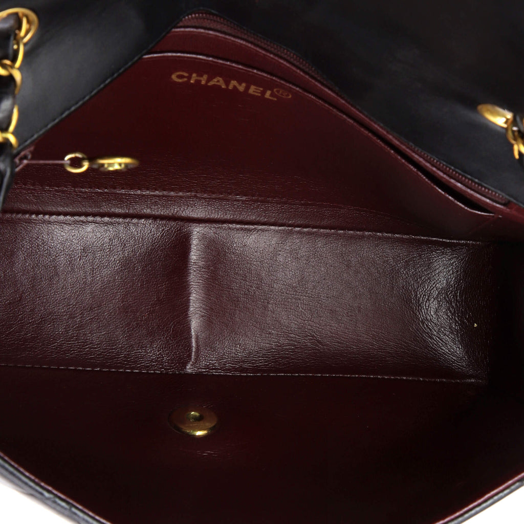 Vintage Diana Flap Bag Quilted Lambskin Medium