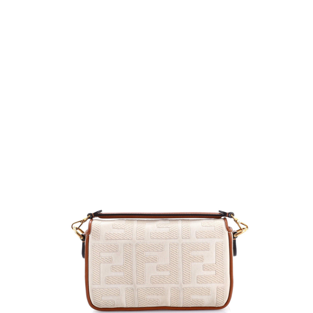 Baguette NM Bag Zucca Embroidered Canvas Mini