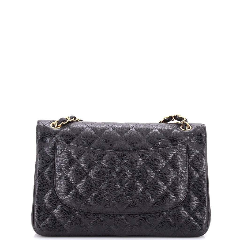 Classic Double Flap Bag Quilted Caviar Jumbo