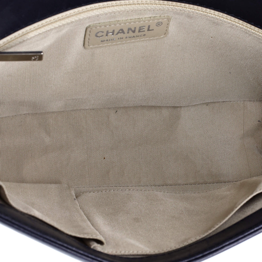 Boy Flap Bag Quilted Perforated Lambskin New Medium