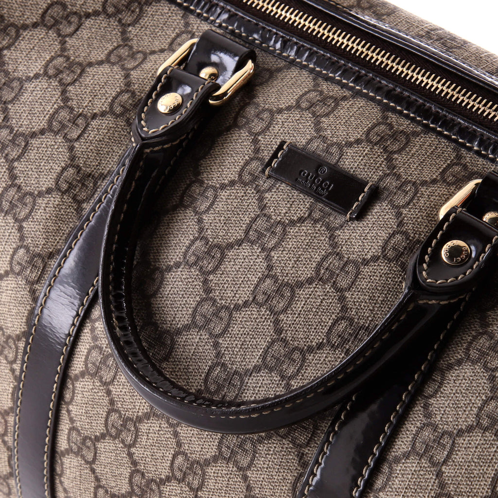 Joy Boston Bag GG Coated Canvas Medium