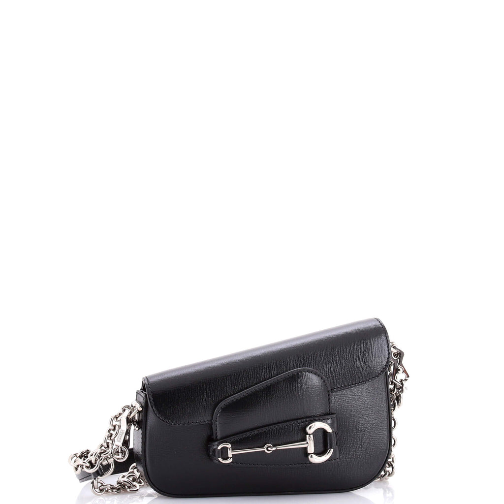 Horsebit 1955 Asymmetric Shoulder Bag Leather Mini