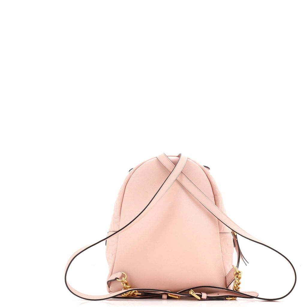 By The Way Backpack Zucca Embossed Leather Mini