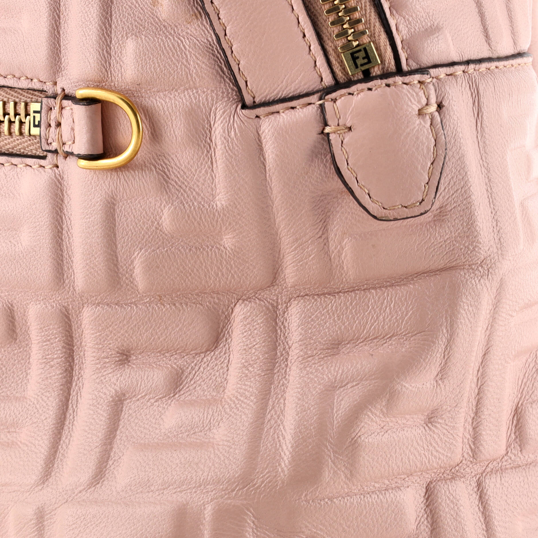 By The Way Backpack Zucca Embossed Leather Mini