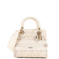 Lady D-Lite Bag Embroidery with Macrame Effect Medium