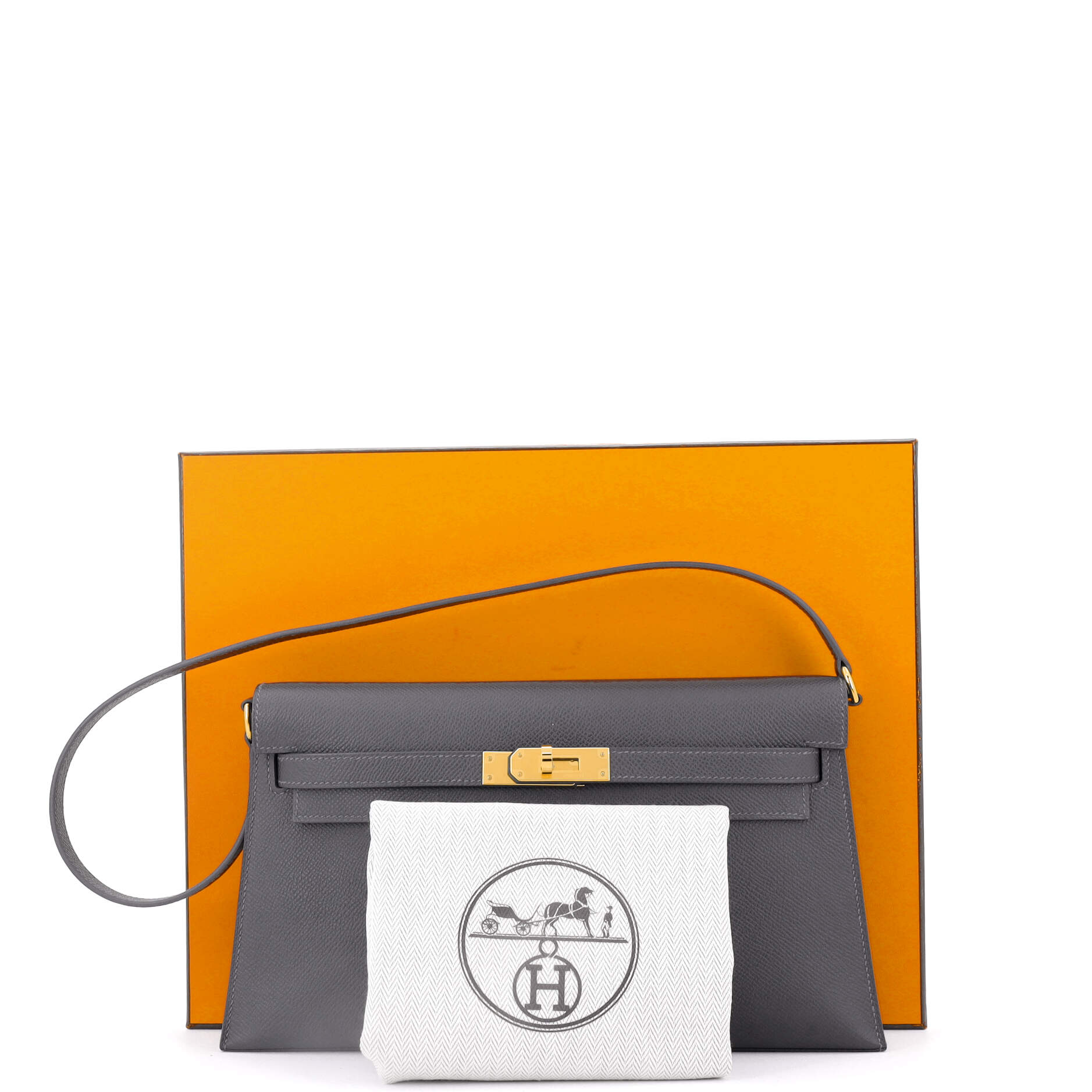 Kelly Elan Shoulder Bag Epsom