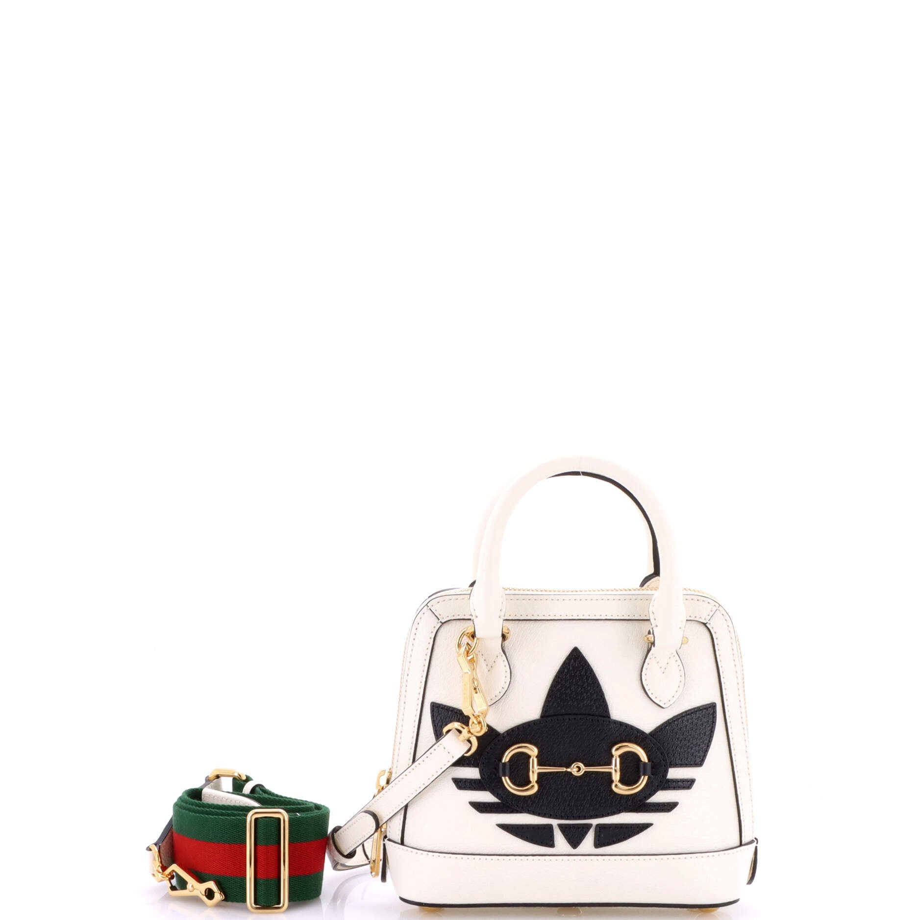 x Adidas Horsebit 1955 Top Handle Bag Leather with Applique Mini