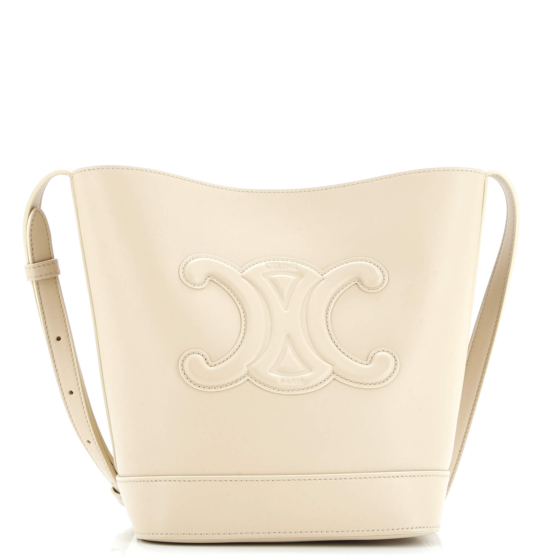Cuir Triomphe Bucket Bag Leather Small