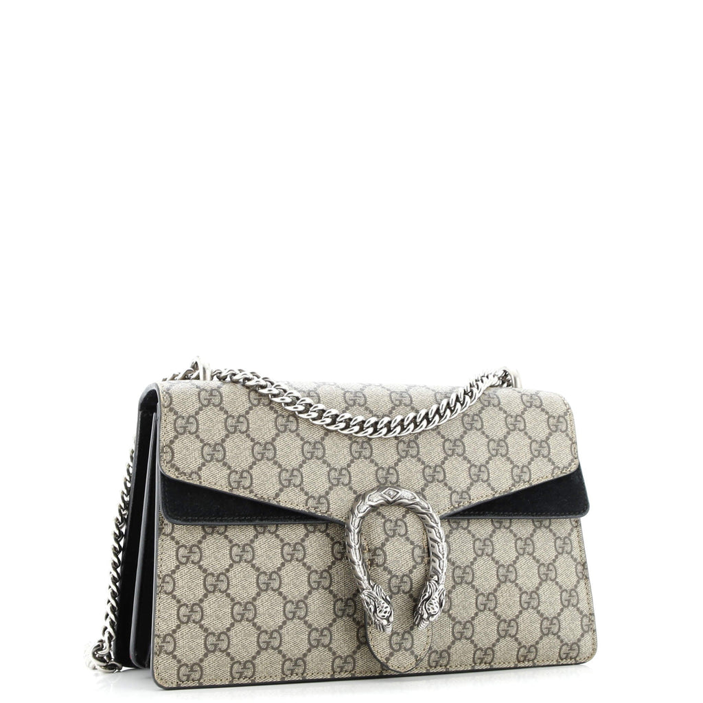 Dionysus Bag GG Coated Canvas and Leather Small