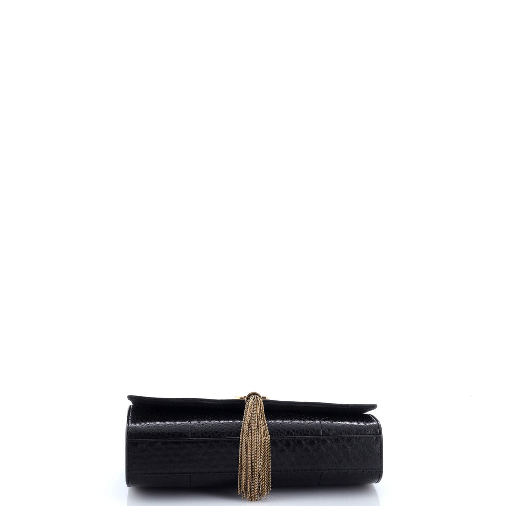 Classic Monogram Tassel Crossbody Bag Python Medium