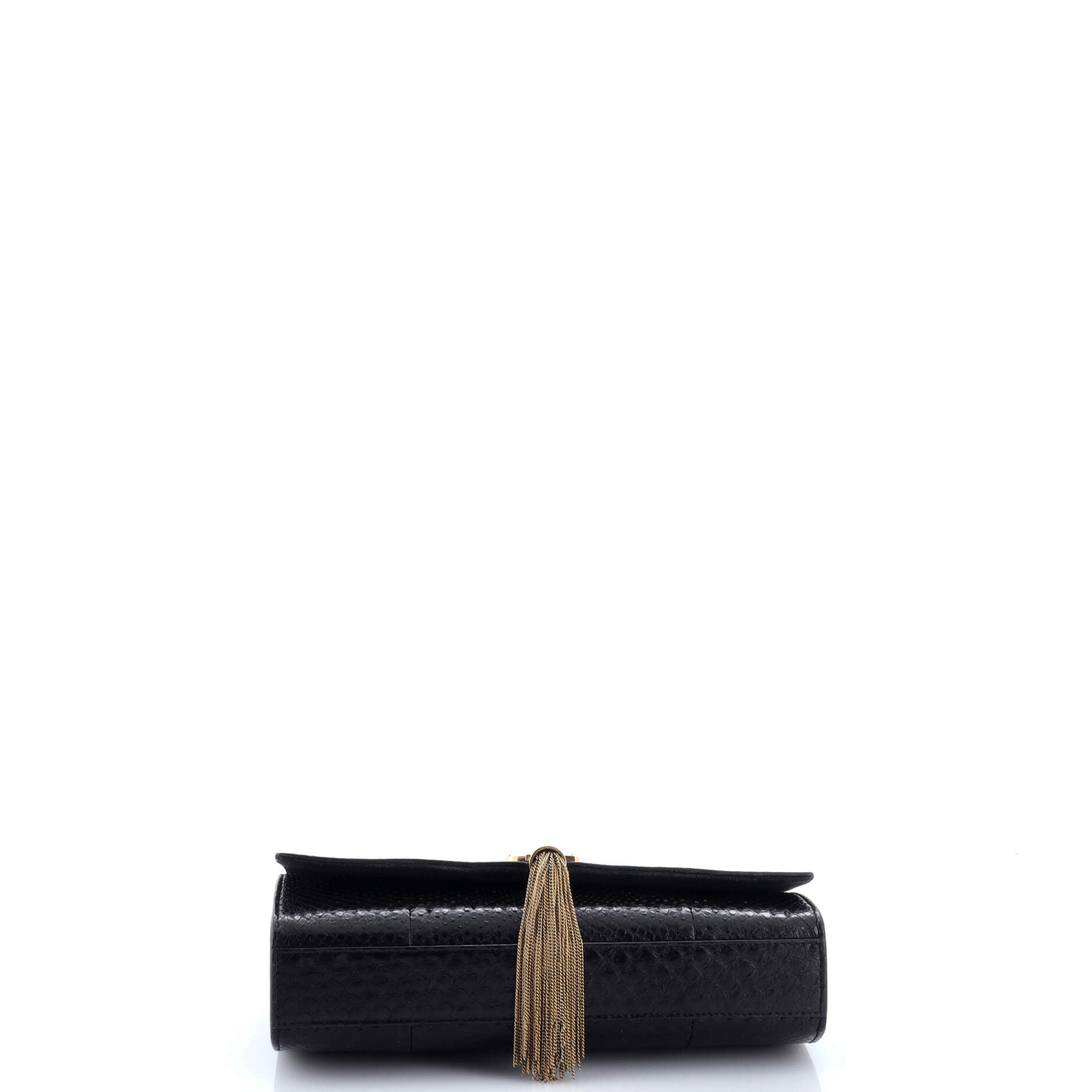 Classic Monogram Tassel Crossbody Bag Python Medium