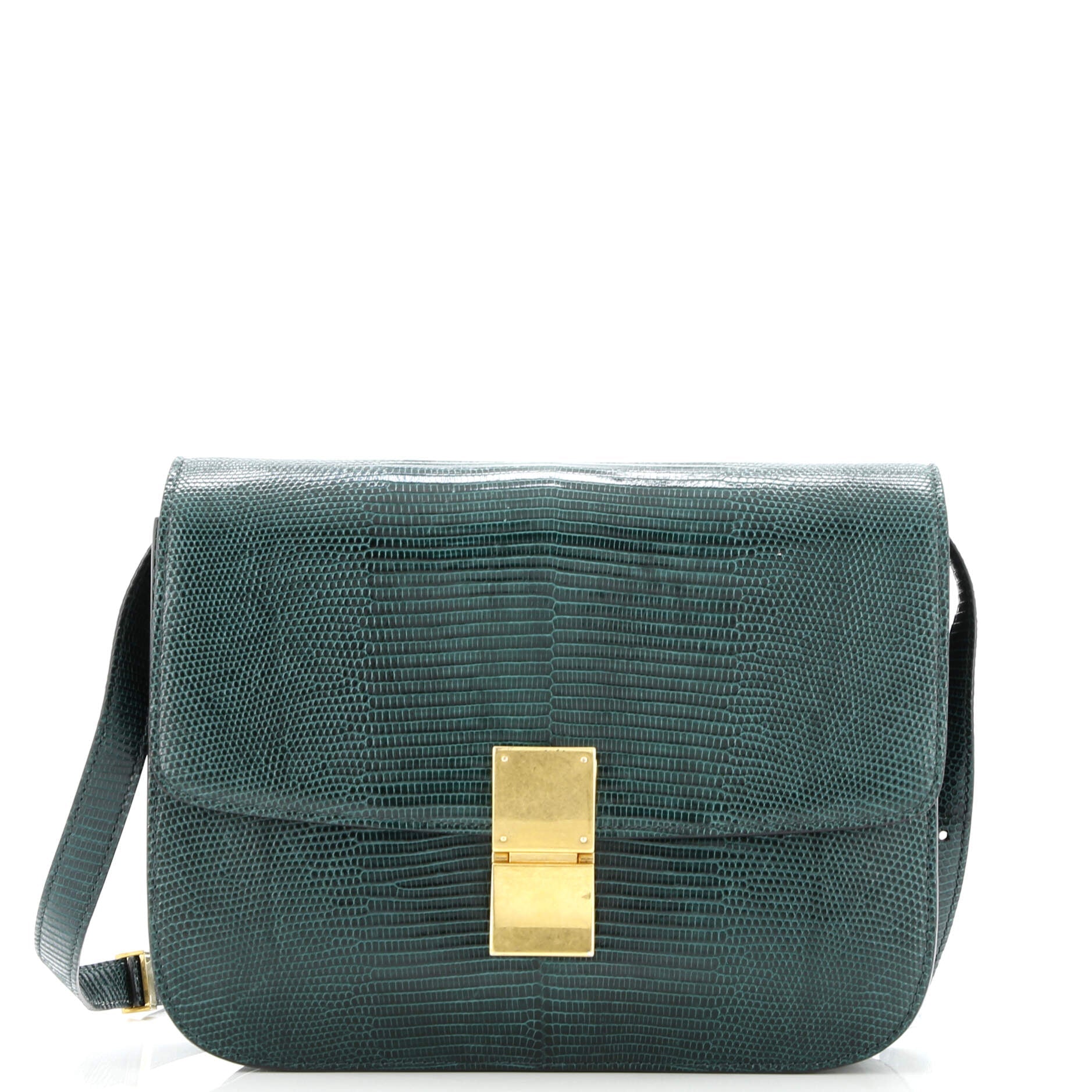 Classic Box Bag Lizard Medium