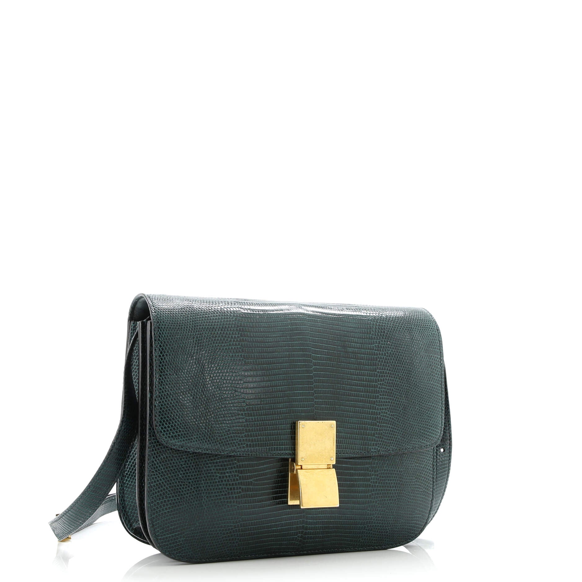 Classic Box Bag Lizard Medium