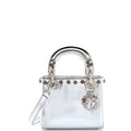 Lady Dior Bag Lizard with Metal Applique Mini