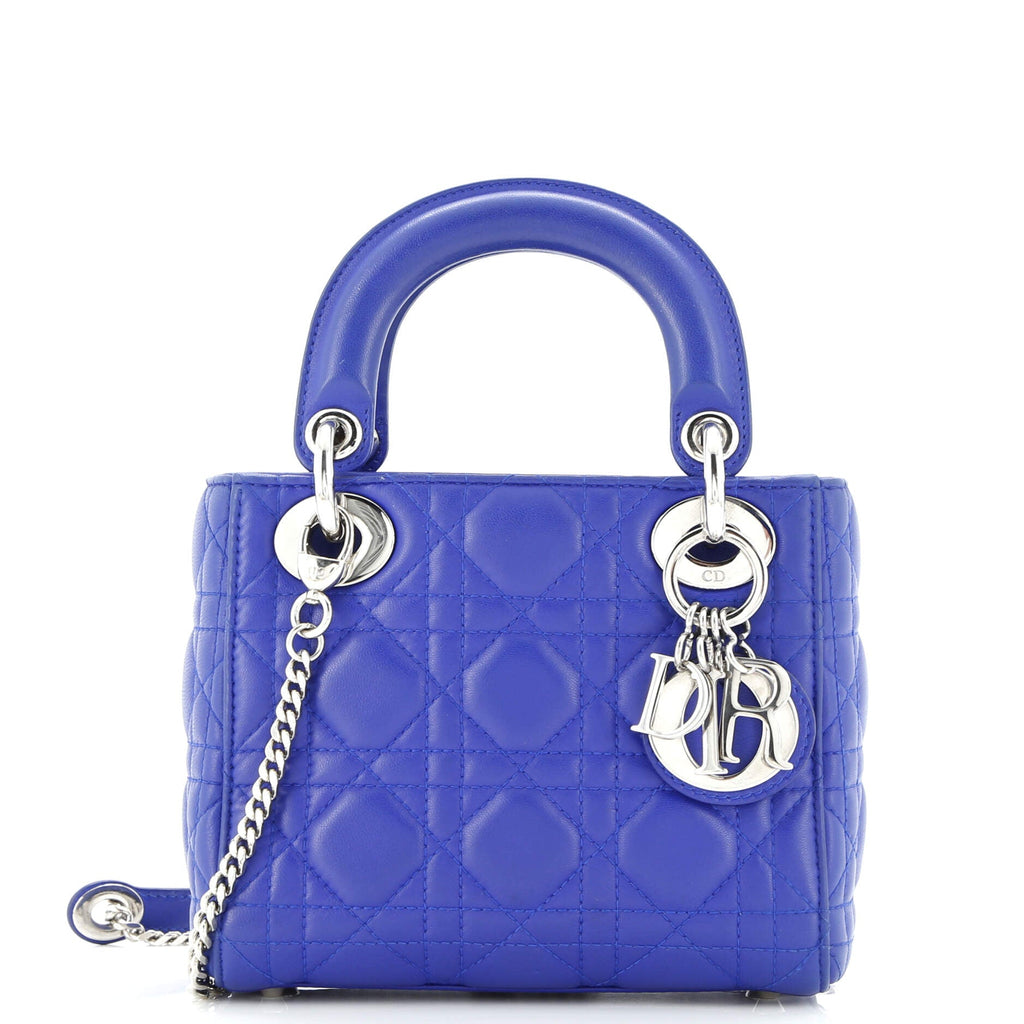 Lady Dior Chain Bag Cannage Quilt Lambskin Mini