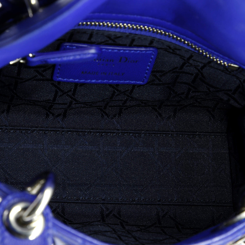 Lady Dior Chain Bag Cannage Quilt Lambskin Mini