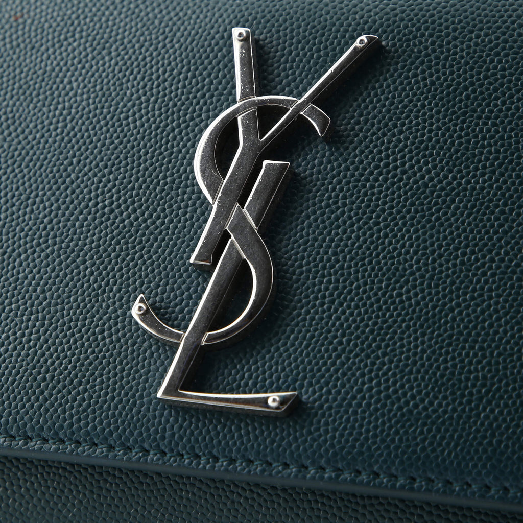 Classic Monogram Crossbody Bag Grainy Leather Small