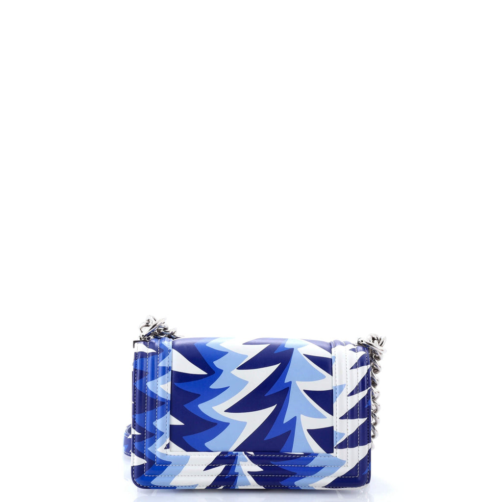 Boy Flap Bag Printed Calfskin Small
