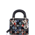 Lady Dior Bag Embellished Satin Mini